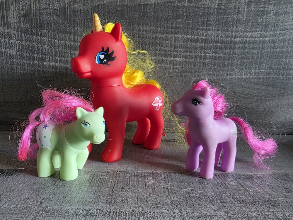 My Little Pony Clones Mixed Lot Purple Red Mint Green Baby g47